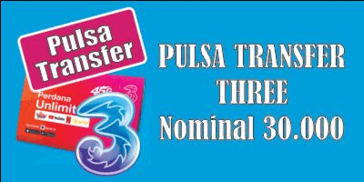 Pulsa Transfer 30000