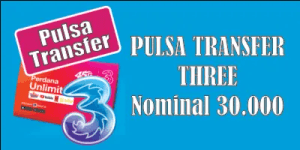Pulsa Transfer 30000