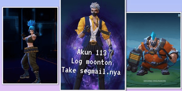 Gambar Product CHEAPEST!!! The Mobile Legend account has crazy skin