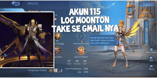 Gambar Product Sultan skin Mobile Legend account