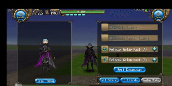 Gambar Product Akun Ava Set Pelacak Gelap Maut + High Level Cap 265 + Reset + Server Indo + Free gacha 30 days