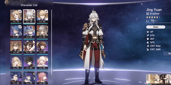 Gambar Product 8 SSR Jing Yuan Signature Light cone Silver Wolf Welt Gepard E1 Yanqing LC Bailu