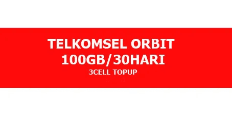 Orbit 100GB (30 Hari)