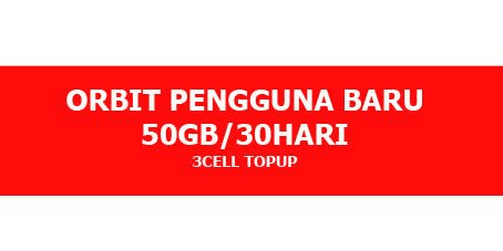 Gambar Product Pengguna Baru Orbit 50GB (30 Hari)