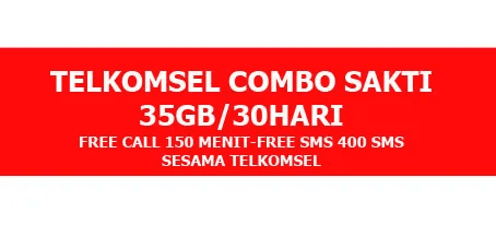 Combo Sakti 35 GB + Unlimited Apps (30 Hari)