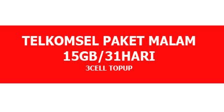 Gambar Product Paket Internet Malam 15 GB (31 Hari)