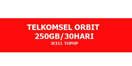 Gambar Product Orbit 250GB (30 Hari)