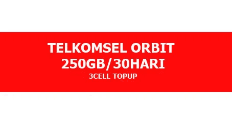 Orbit 250GB (30 Hari)
