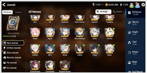 Gambar Product [GLOBAL/IOS/Android] 2 ML Pavel & Roana | Shuna, Kise, Elena, Alencia, Zahhak | NAT5 22 Heroes #G79