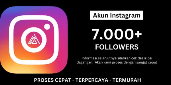Gambar Product [Akun 7000 Followers] Instagram | MIXED Quality
