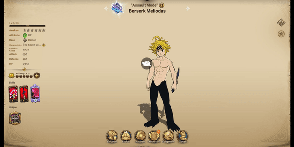 Beli Akun [ GLOBAL Starter ] Berserk Meliodas (2/6), The One Escanor ...