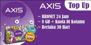 Paket BRONET Kuota 24 Jam 8 GB (30 Hari)