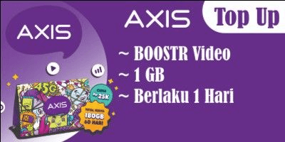 Gambar Product Paket BOOSTR Video (1 GB 1 Hari)