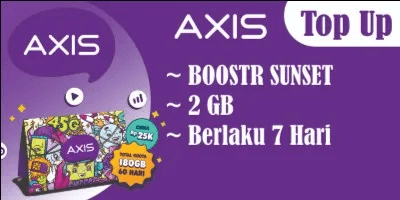 Paket BOOSTR Sunset (2 GB 7 Hari)
