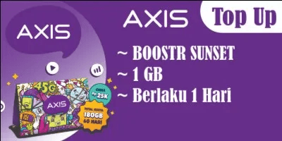 Paket BOOSTR Sunset (1 GB 1 Hari)