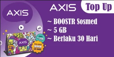 Paket BOOSTR Sosmed (5 GB 30 Hari)