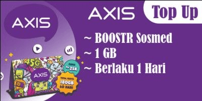 Gambar Product Paket BOOSTR Sosmed (1 GB 1 Hari)