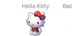 Gambar Product hello kitty