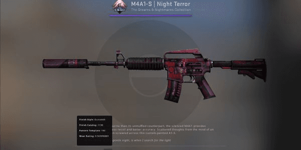 Gambar Product M4A1-S | Night Terror BS