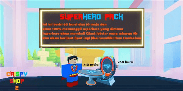 Gambar Product Superhero