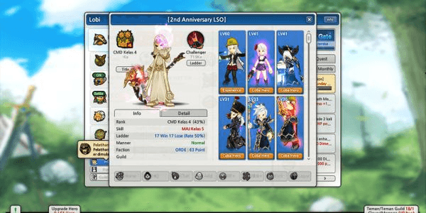 Gambar Product AKUN SULTAN 9 HERO UNIQUE PERMANEN DAN 100 HERO PERMANEN LAINNYA (BACA DESKRIPSI)