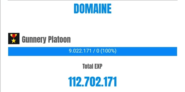 Gold Gunnery EXP 100 million++