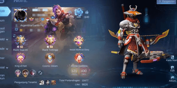 Gambar Product AKUN KEREN SKIN 430 | 3 LEGEND | 2 COLLECTOR META | DAWNING BRUNO | HAYABUSA 11.11 | KOF GUSION FT CHOU | 12 ZODIAC | RECAL TAS - TAS ANVIL