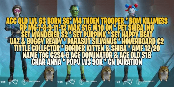 Gambar Product PROMO AKUN PUBGM ANTI MAHAL