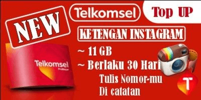 Gambar Product Kuota Ketengan Instagram 10 GB (30 Hari)