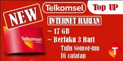 Paket Internet Harian 15 GB (3 Hari)