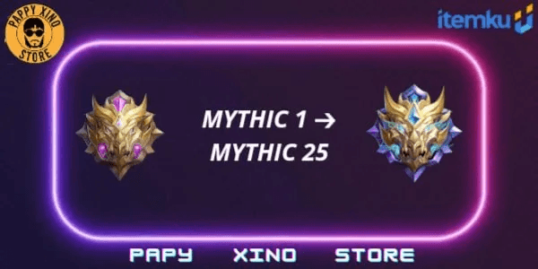 Paket Rank Mythic 1-Mythic 25