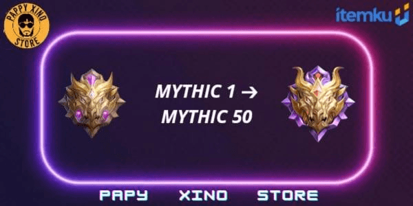 Gambar Product Paket Rank Mythic 1-Mythic 50