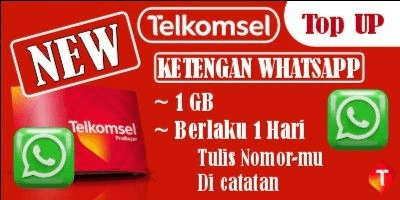 Gambar Product Kuota Ketengan Whatsapp 1 GB (1 Hari)