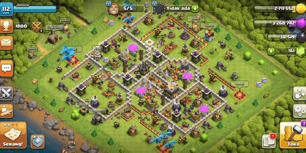 Gambar Product Town Hall 11| AQ Gold Skin | Cheap