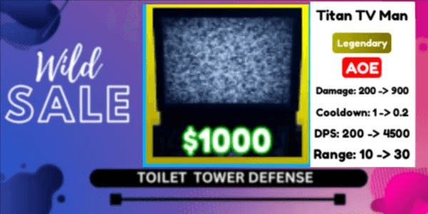 Gambar Product [Legends] Titan Tv Man - Toilet Tower Defense
