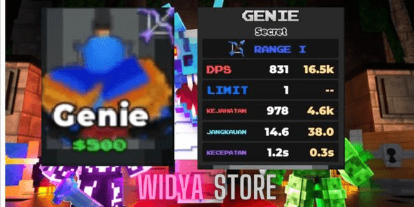 Gambar Product GENIE -Pixel Tower Defense (SECRET)