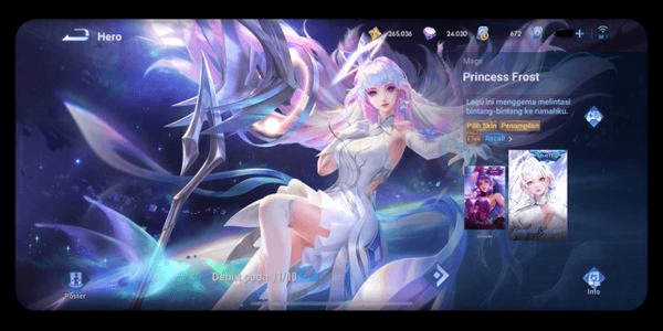 Gambar Product Skin Princess Frost Limited Celestial Concert Murah