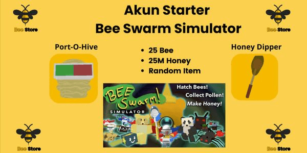 Gambar Product Akun Starter - Bee Swarm Simulator