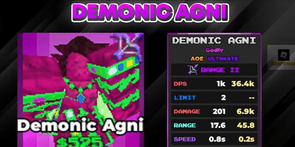 Gambar Product Pixel TD Demonic Agni (Evolved)