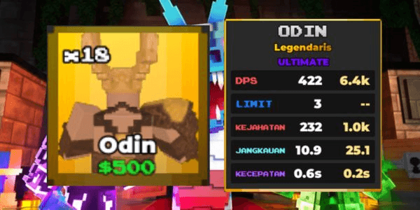 Gambar Product ODIN -Pixel Tower Defense (Legendary)