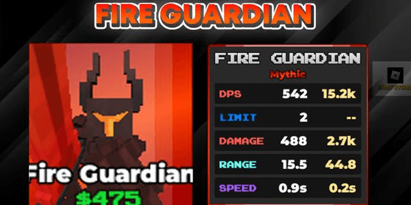 Gambar Product Pixel TD Fire Guardian