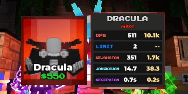 Gambar Product DRACULA -Pixel Tower Defense (MYTHIC)