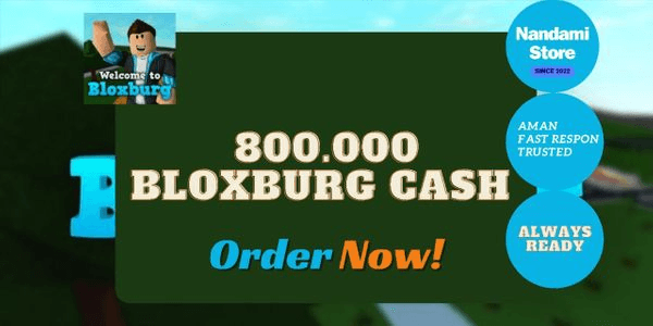 Gambar Product Bloxburg Cash 800.000
