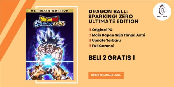 Gambar Product DRAGON BALL: Sparking! ZERO Ultimate Edition Original Game PC