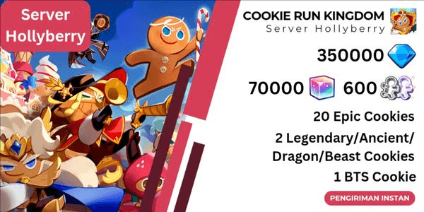 Gambar Product Akun Starter CRK Cookie Run Kingdom Platinum Edition