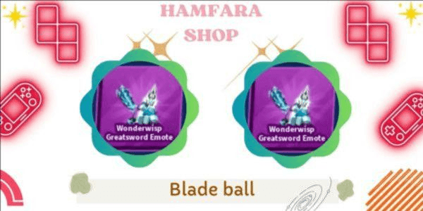 Gambar Product wonderwisp greatsword emote - blade ball