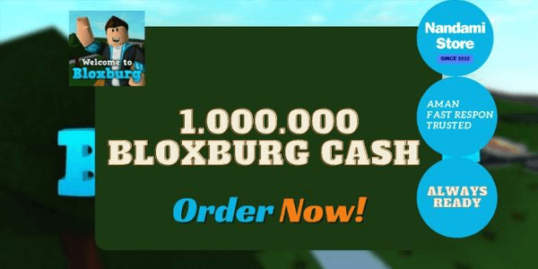 Gambar Product Bloxburg Cash 1.000.000