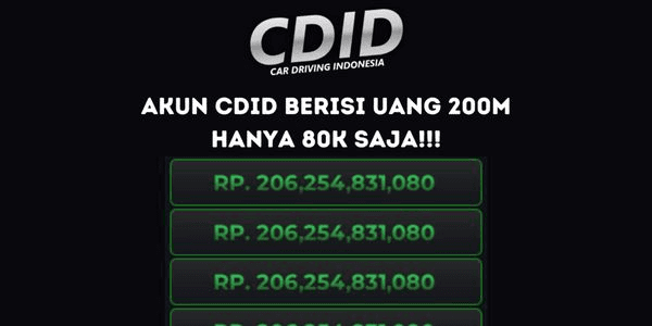 Gambar Product AKUN POLOSAN CDID + UANG 200M