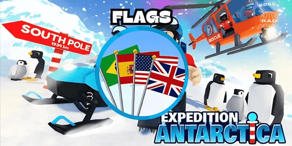 Flags - Expedition Antartica