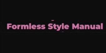 Gambar Product Formless Style Manual | Type Soul - RBL